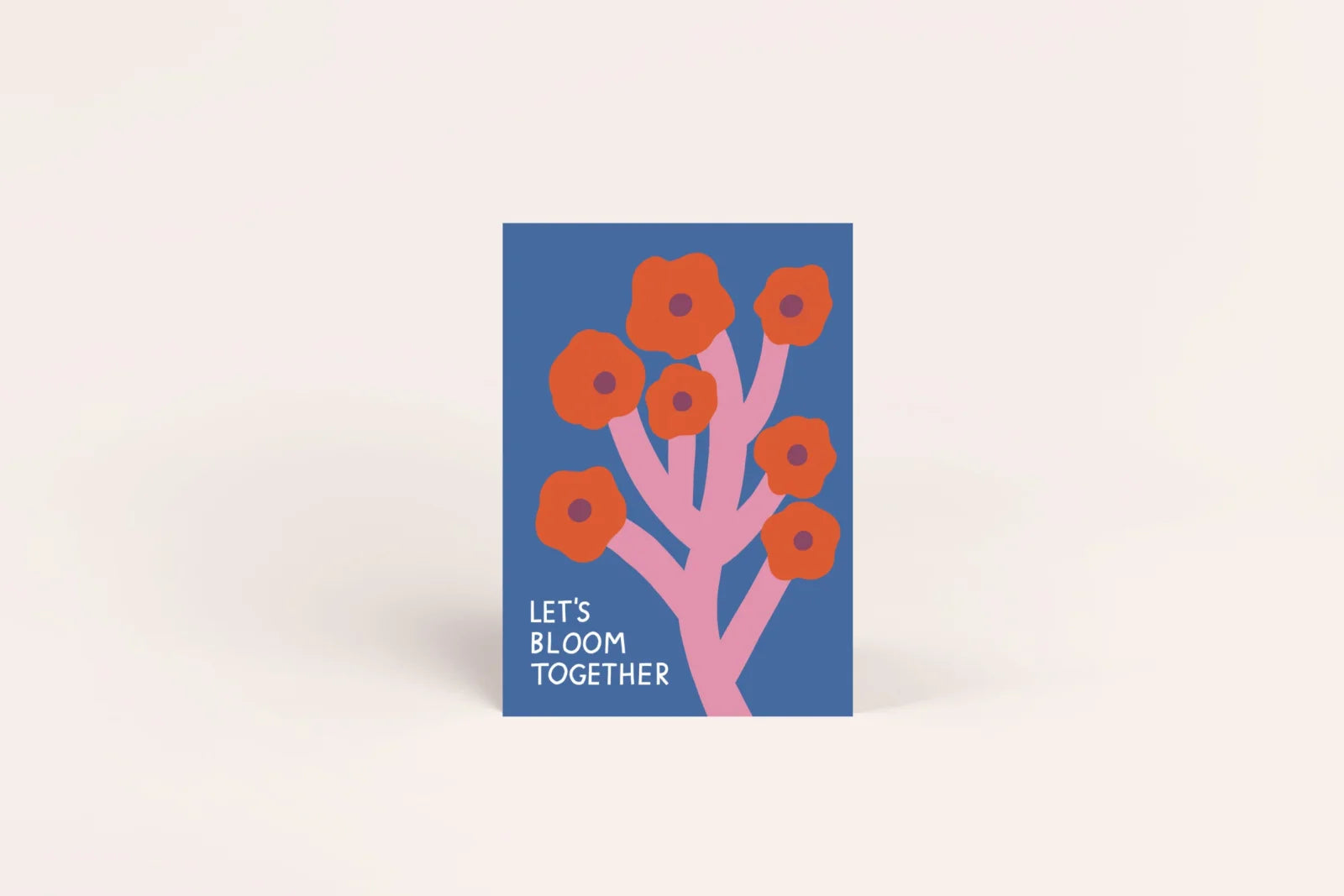 BLOOM TOGETHER Postkarte, A6 I Jane Holtewert