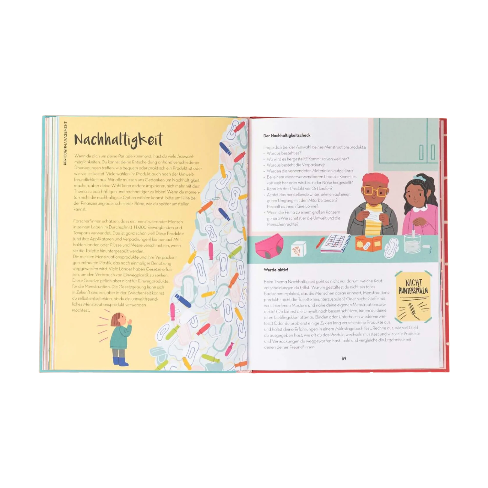 Buch MUT ZUM BLUT - Das inklusive Handbuch zum Thema Menstruation I Chella Quint & Giovana Medeiros