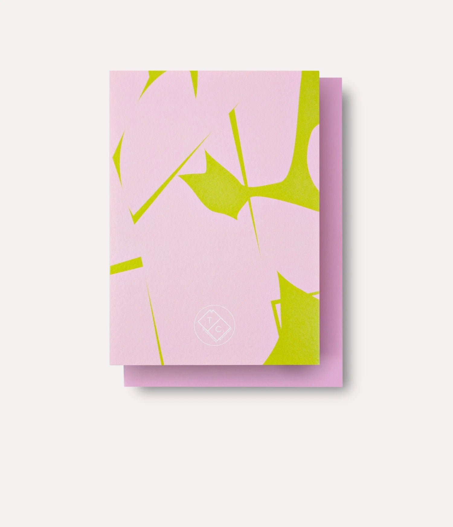 abstrakte-farbenfrohe-karte-zur-geburt-von-the-completist-in-pink-und-gruen-dazwischen-freiburg