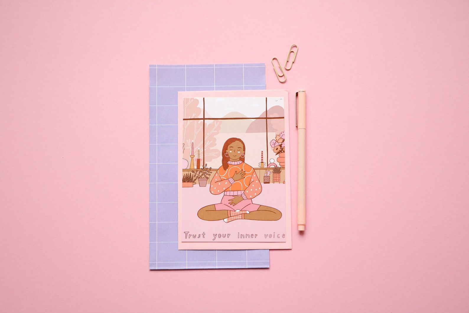 trust-your-inner-voice-yoga-postkarte-freiburg-concept-store-dazwischen