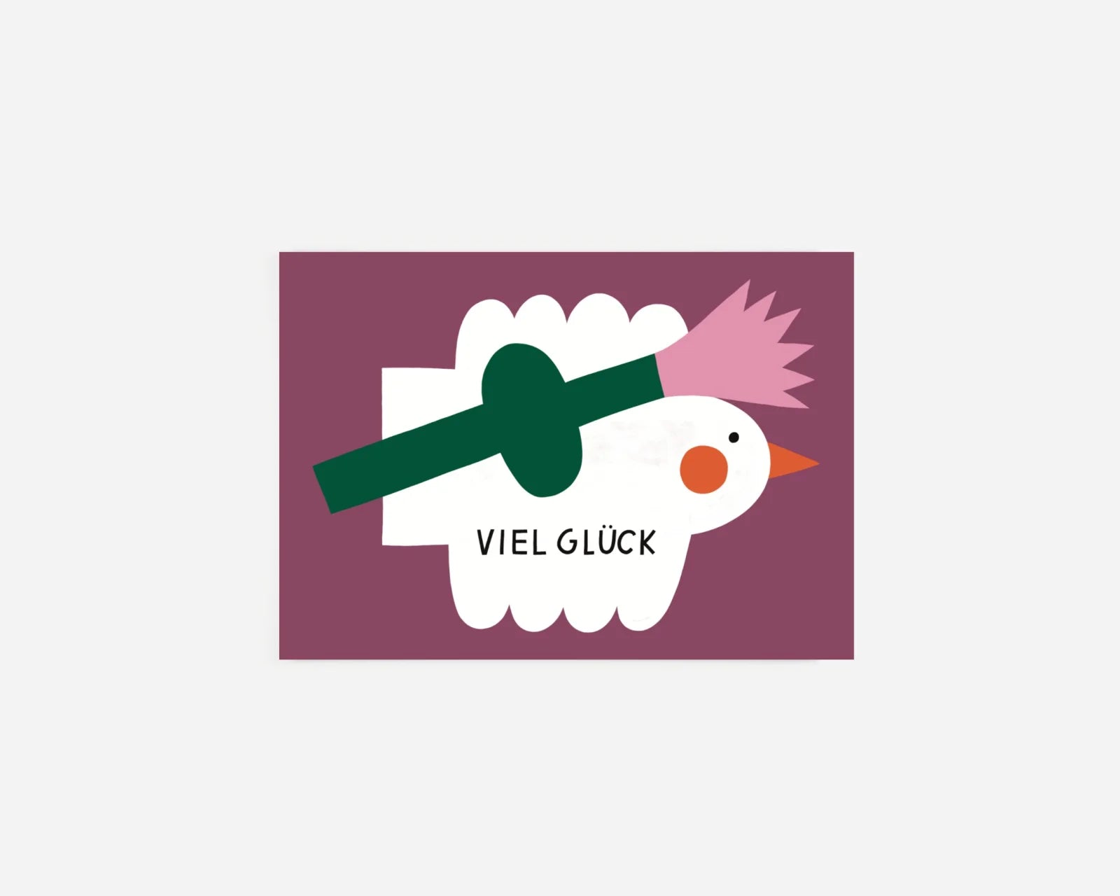 VIEL GLÜCK Postkarte, A6 I Jane Holtewert