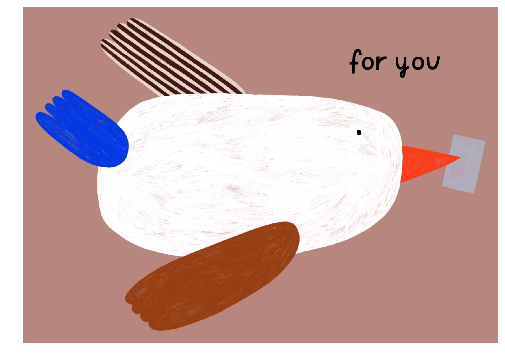 Postkarte FOR YOU BIRD I Anna Katharina Jansen