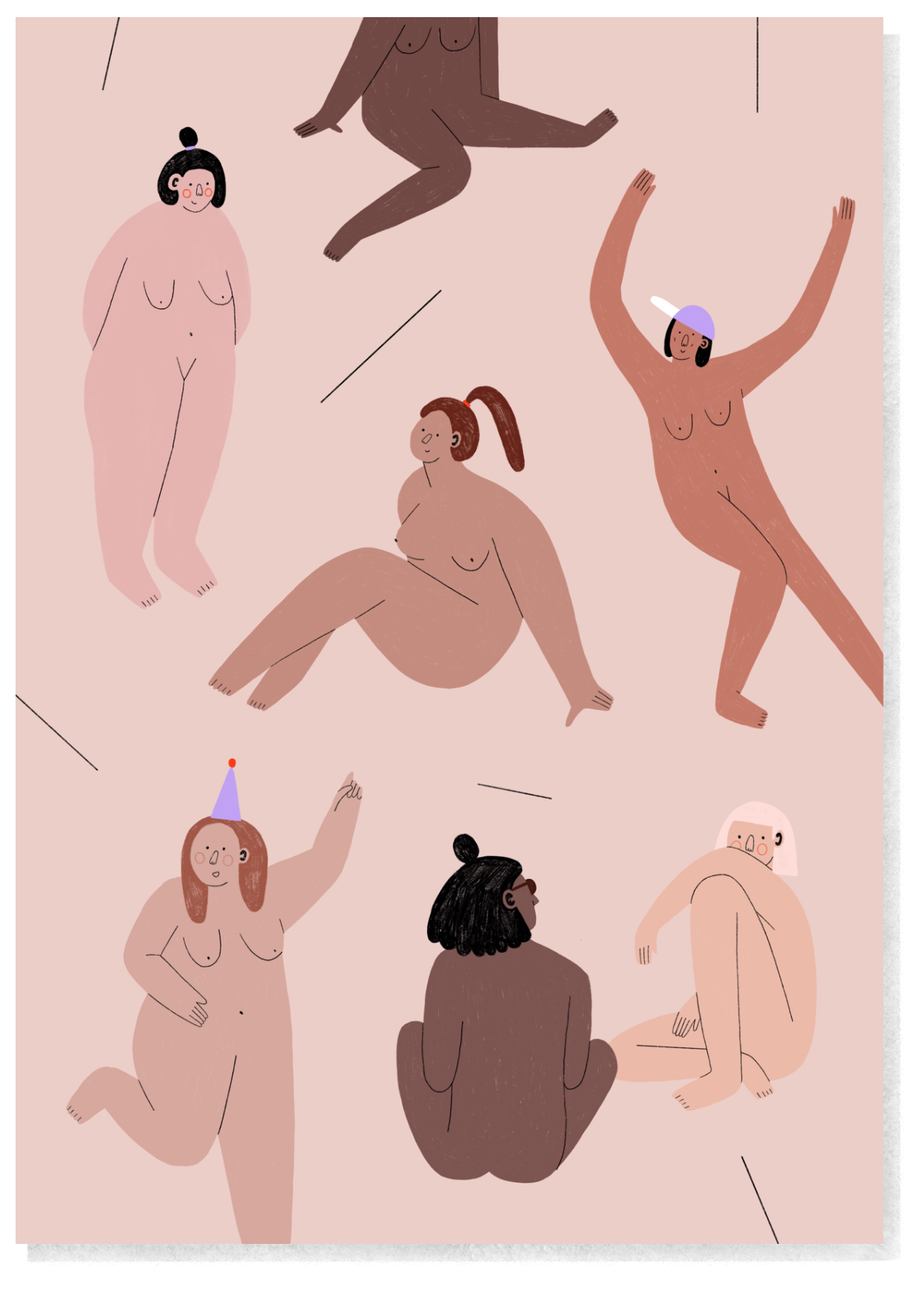 papeterie-postkarte-women-diverse-frauenkoerper-selbstliebe-concept-store-dazwischen-freiburg-anna-katharina-jansen