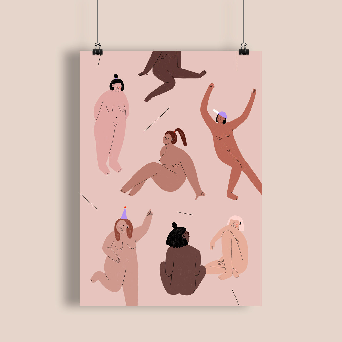 poster-diverse-frauenkoerper-koerperbild-selbstbild-selbstliebe-feminismus-anna-katharina-jansen-concept-store-dazwischen-freiburg-women