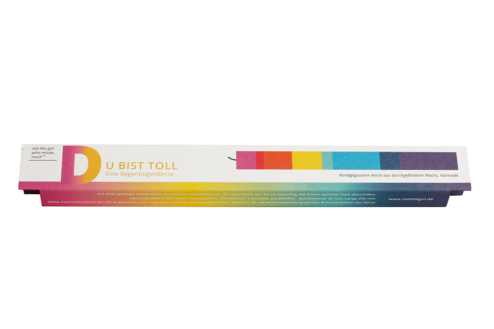 regenbogenkerze-du-bist-toll-not-the-girl-who-misses-much-freiburg