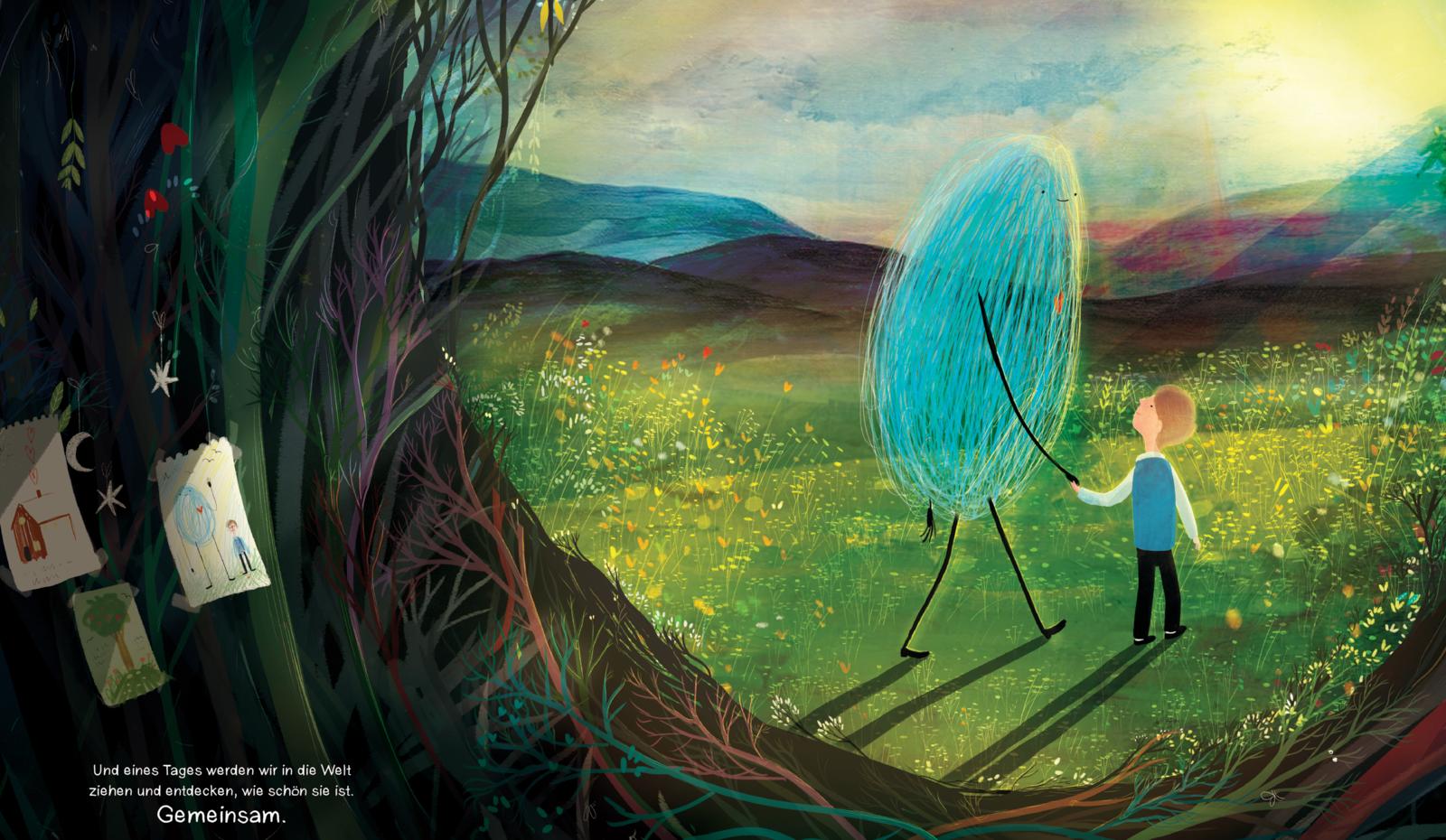 Ein Ort für meine Traurigkeit I Anne Booth, David Litchfield, Mechthild Schroeter-Rupieper