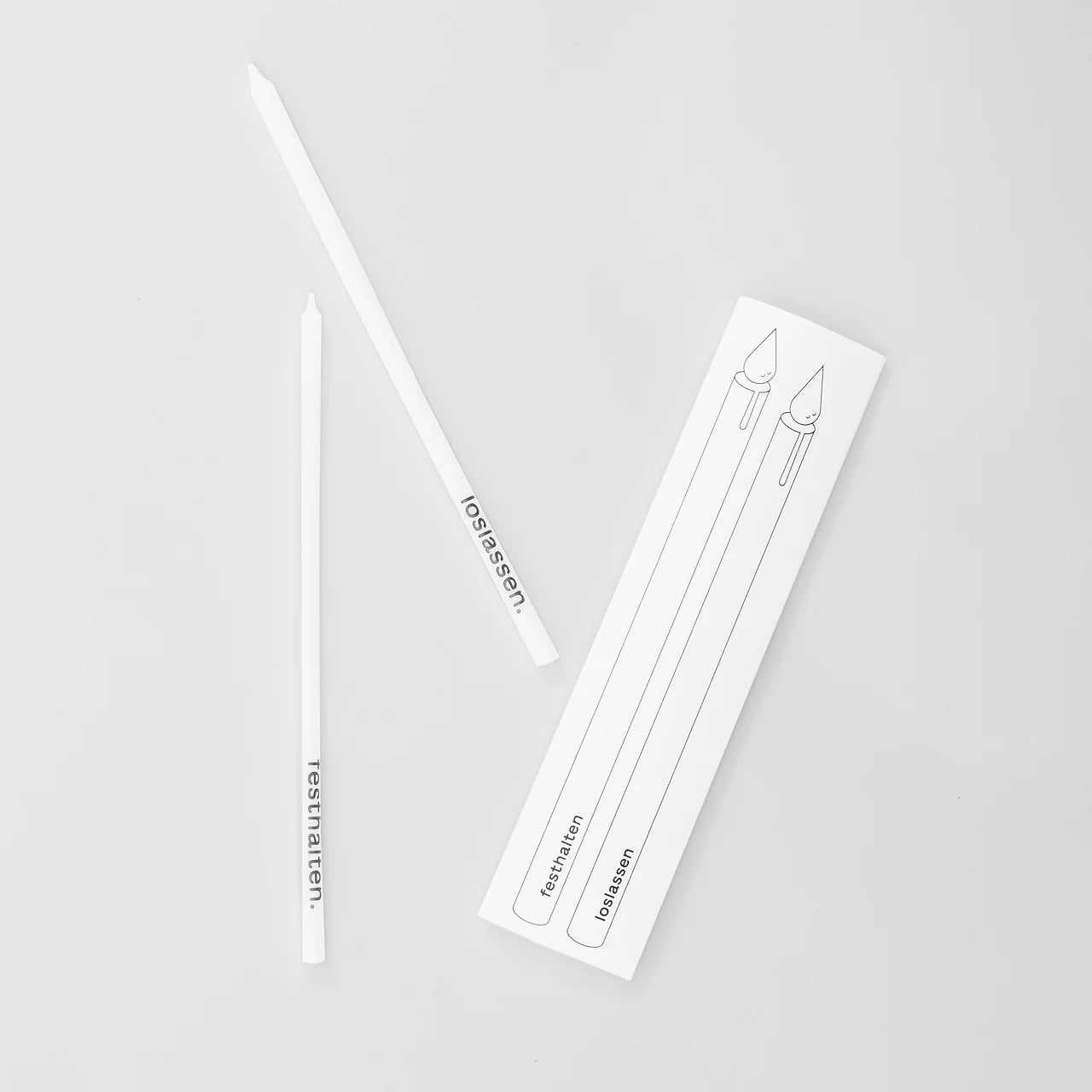 Kerzenpaar für Rituale: Festhalten & Loslassen I finally