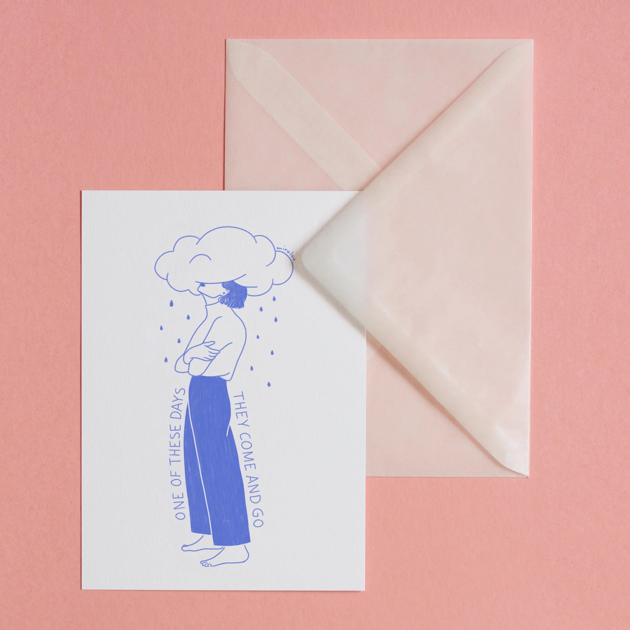 one-of-these-days-they-come-and-go-regen-postkarte-miraa-lou-illustratorin-freiburg-concept-store-dazwischen